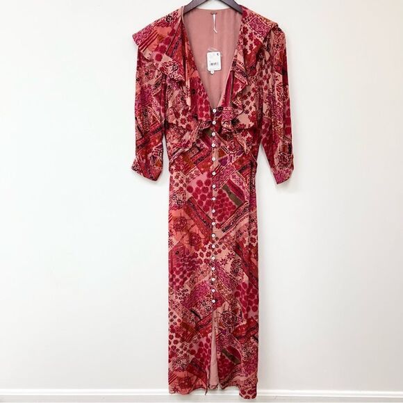 Free People Lennon Dress Primrose Combo - Picture 3 of 6